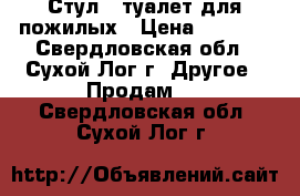 Стул - туалет для пожилых › Цена ­ 2 000 - Свердловская обл., Сухой Лог г. Другое » Продам   . Свердловская обл.,Сухой Лог г.